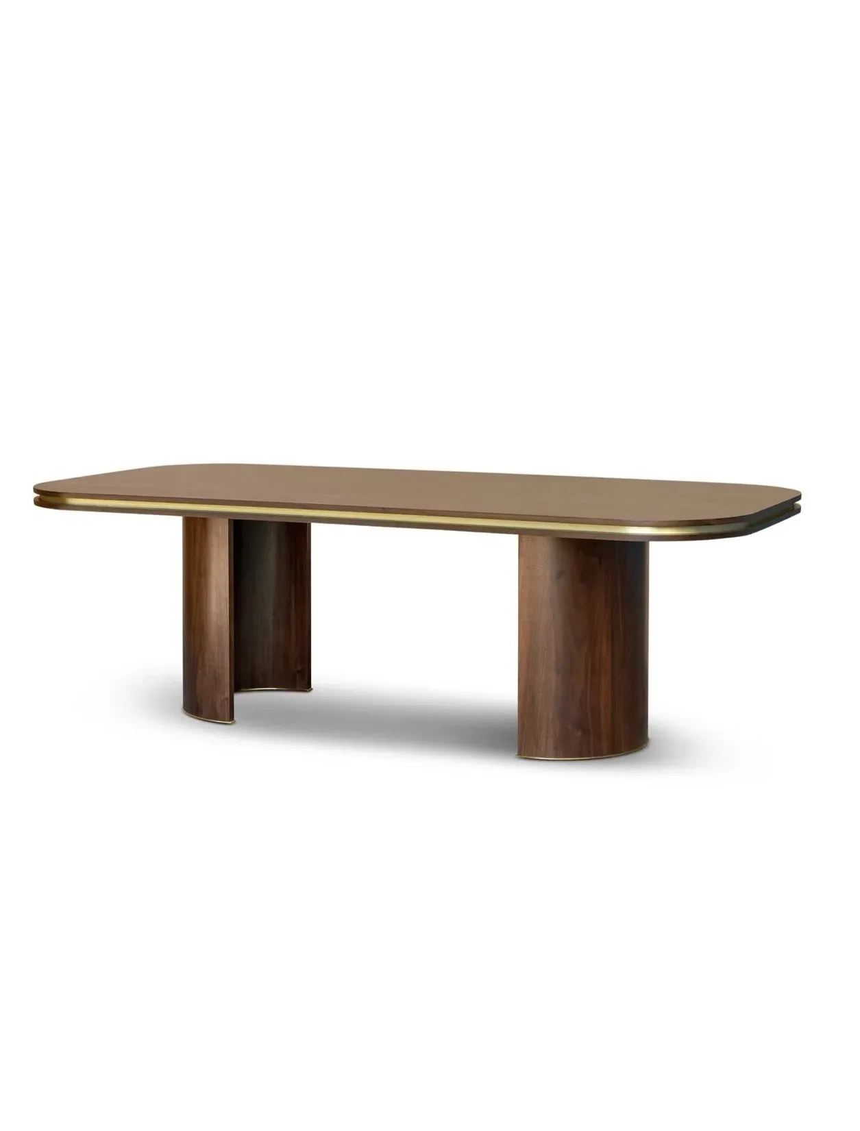 Bottega Oval Dining Table - Walnut image
