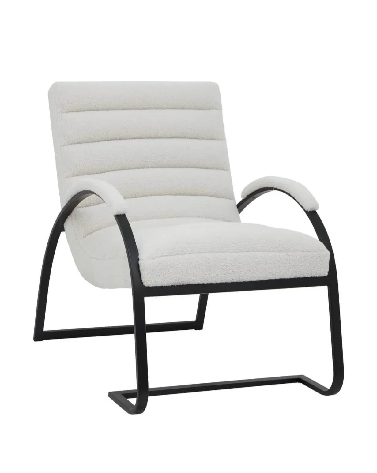 Bouclé Ribbed Occasional Chair image