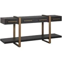 Brass Detail Sideboard - Dark Coffee alternate view