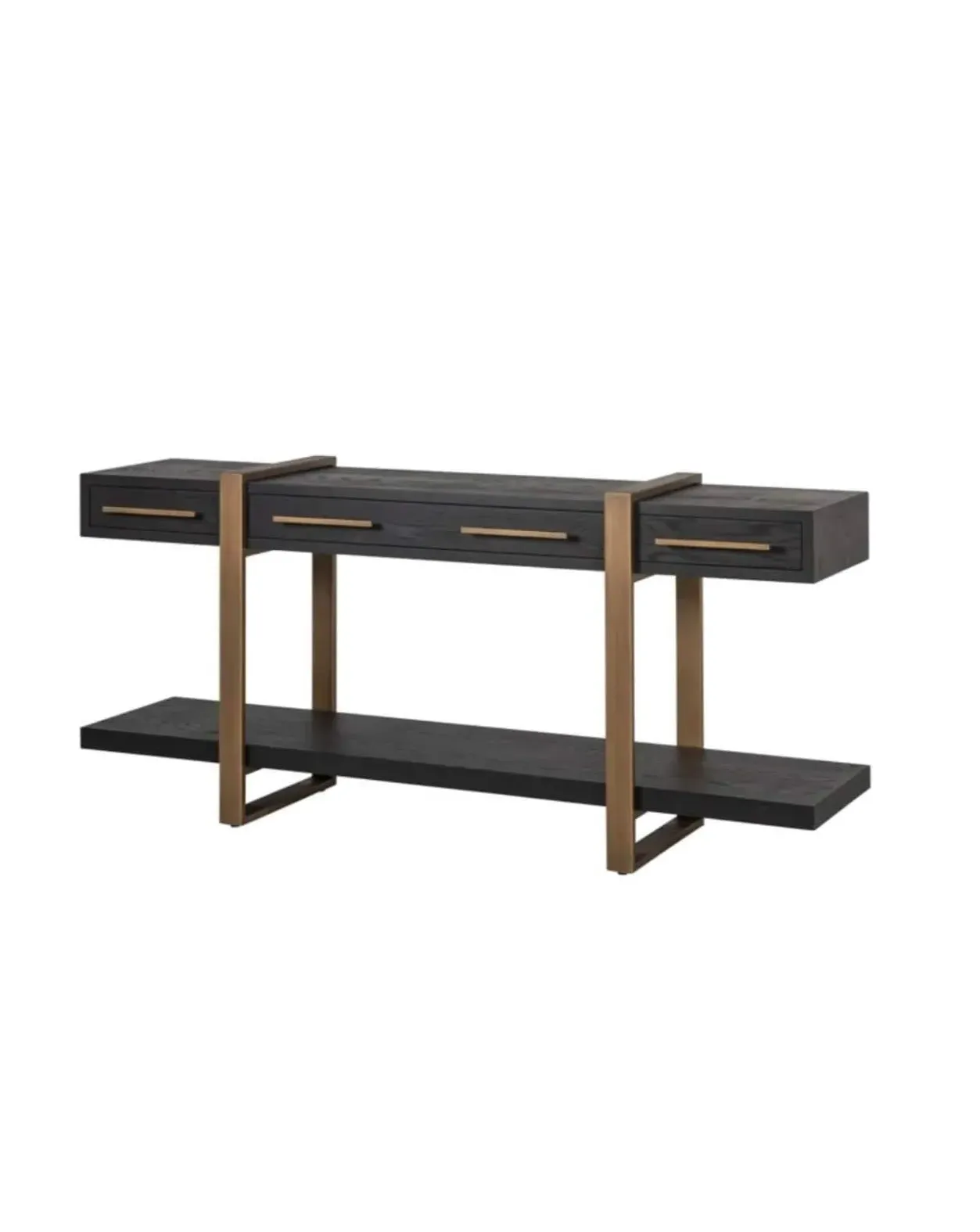 Brass Detail Sideboard - Dark Coffee product