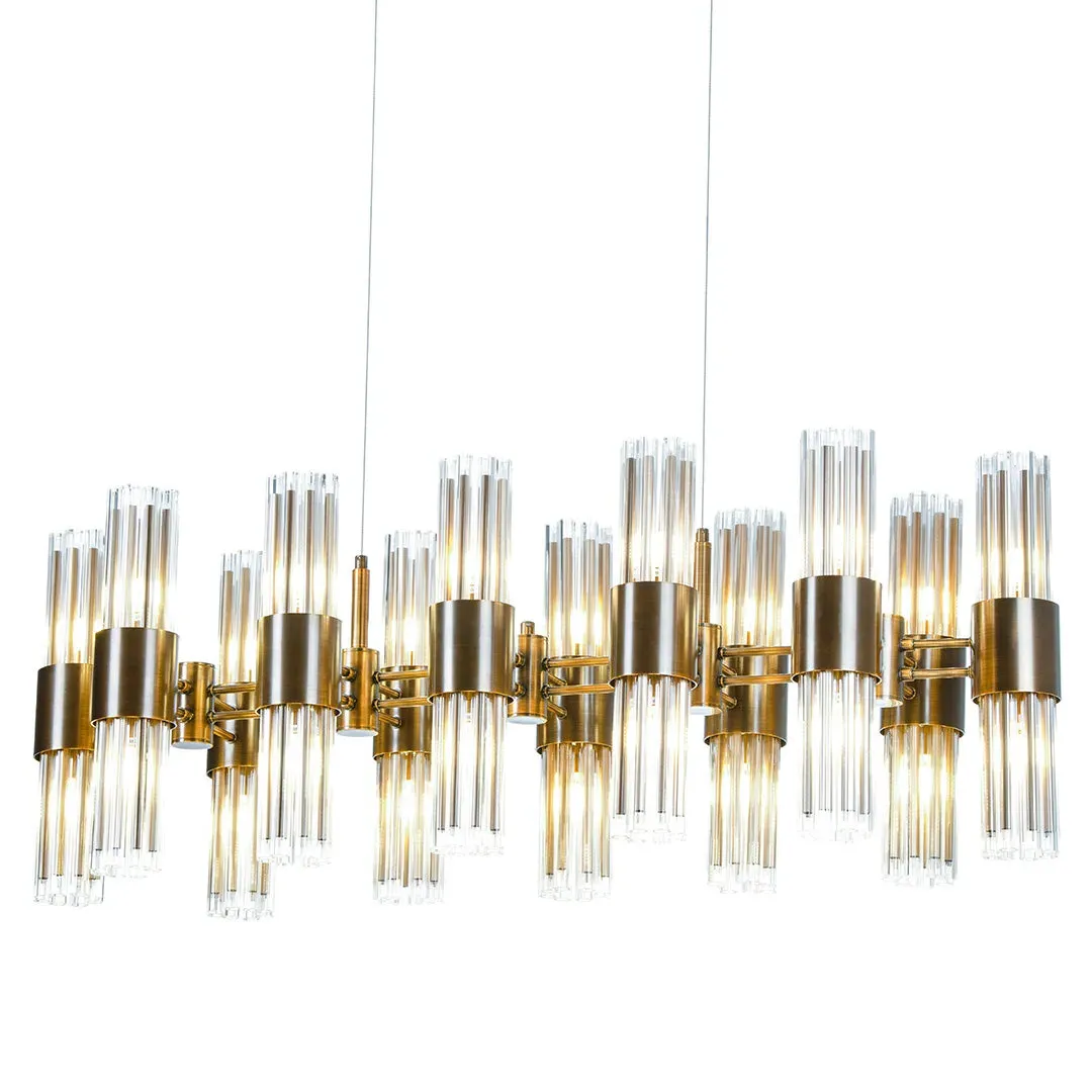 Brass Over Dining Table Chandelier - Brass product