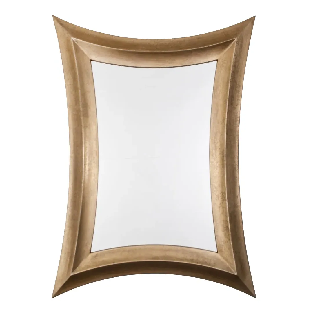 Bronze Distressed Wall Mirror - Bronze, Resin product