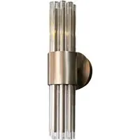 Bronze Wall Lamp - Bronze, Metal and Glass alternate view