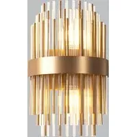 Brushed Antique Brass Wall Lamp - Brass, Metal
