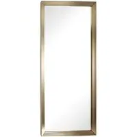 Stepped Mirror - Brushed Brass alternate view