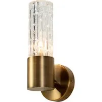 Brushed Brass Wall Lamp - Brass, Metal and Glass alternate view