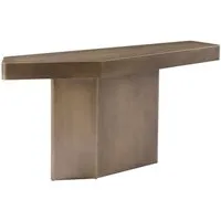 Brushed Gold Console Table - Gold alternate view