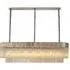 Chelsea Long Chandelier - Nickel, Glass
