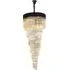 Chelsea Stairwell Chandelier - Black, Glass