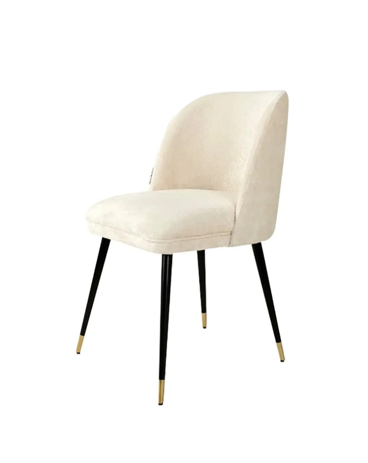 Chenille Dining Chair - White product