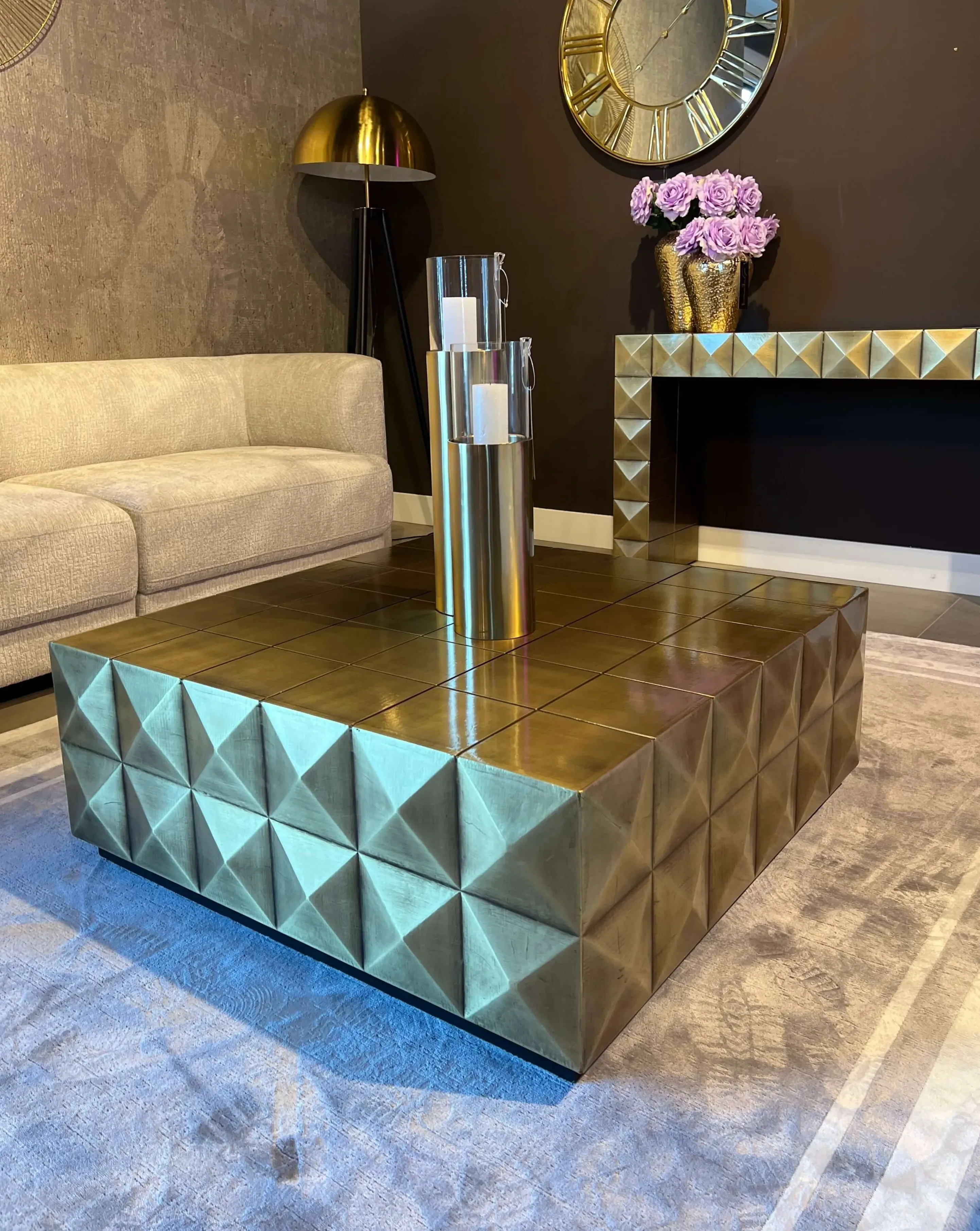 Coffee Table - Brushed Gold image