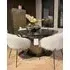 Colosseum Round Dining Table - Black, Brass