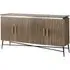 Colosseum Sideboard - Brass, Black Marble
