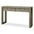 Console Table - Taupe, Oak Veneer