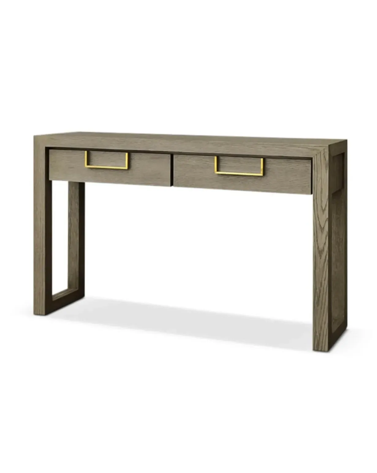 Console Table - Taupe, Oak Veneer image