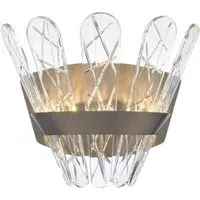 Crystal LED Wall Light - Bronze