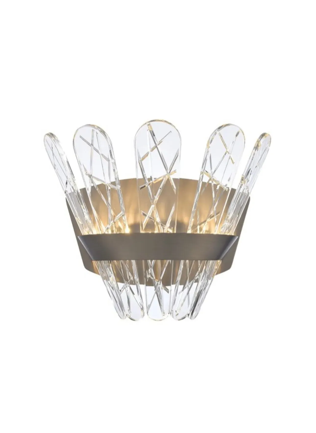 Crystal LED Wall Light - Bronze image