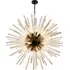 Curzon 32 Light Pendant - Matt Black, Champagne Gold