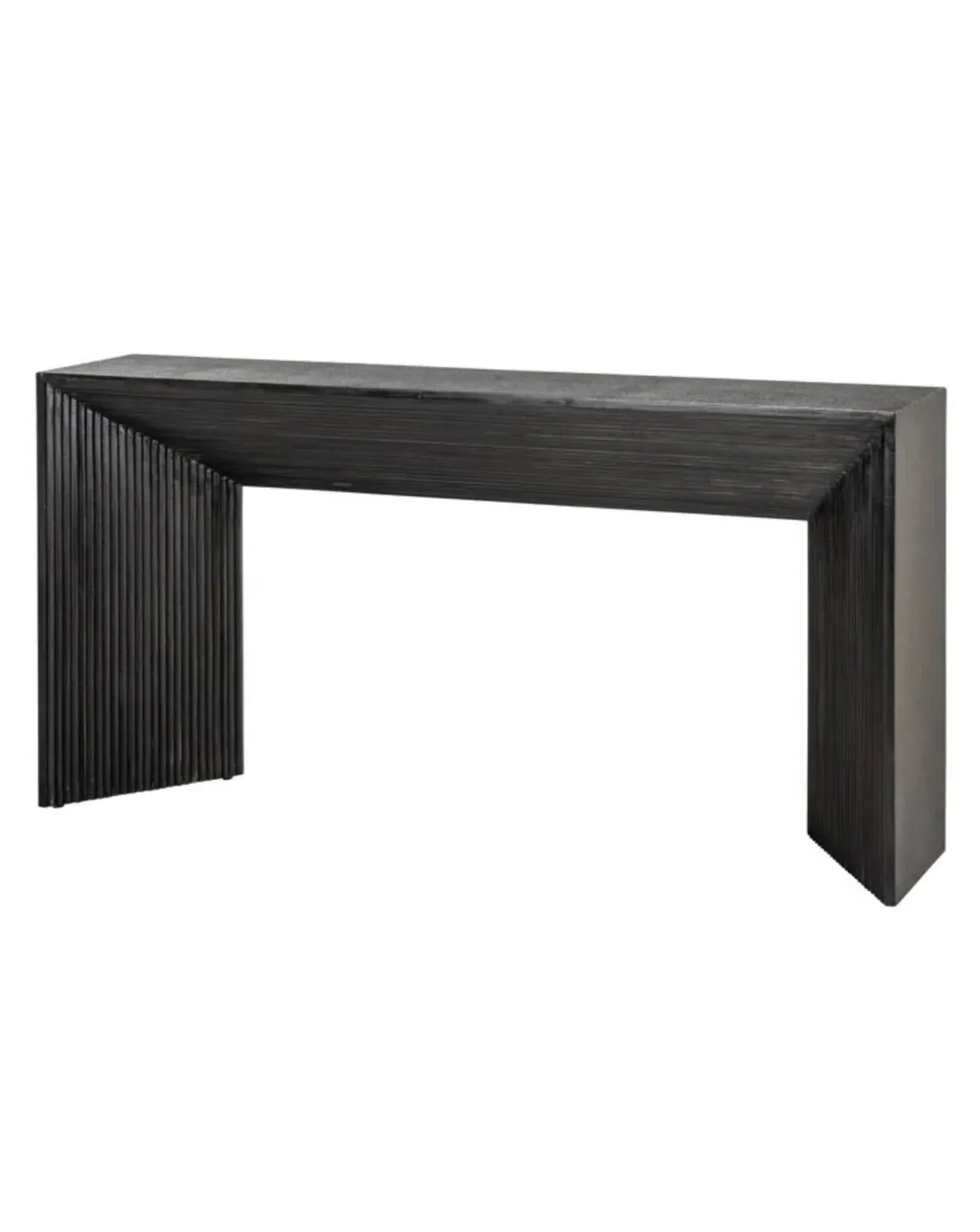 Dark Brass Cladded Console Table image
