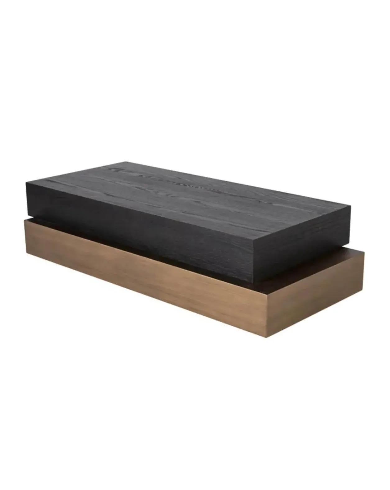 Dark Coffee Brass Coffee Table - Dark Coffee, Brass product