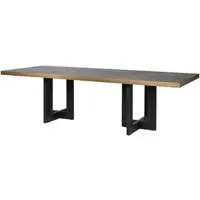 Dark Coffee Dining Table 320 - Oak