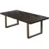 Diamond Top Dining Table - Dark Brown