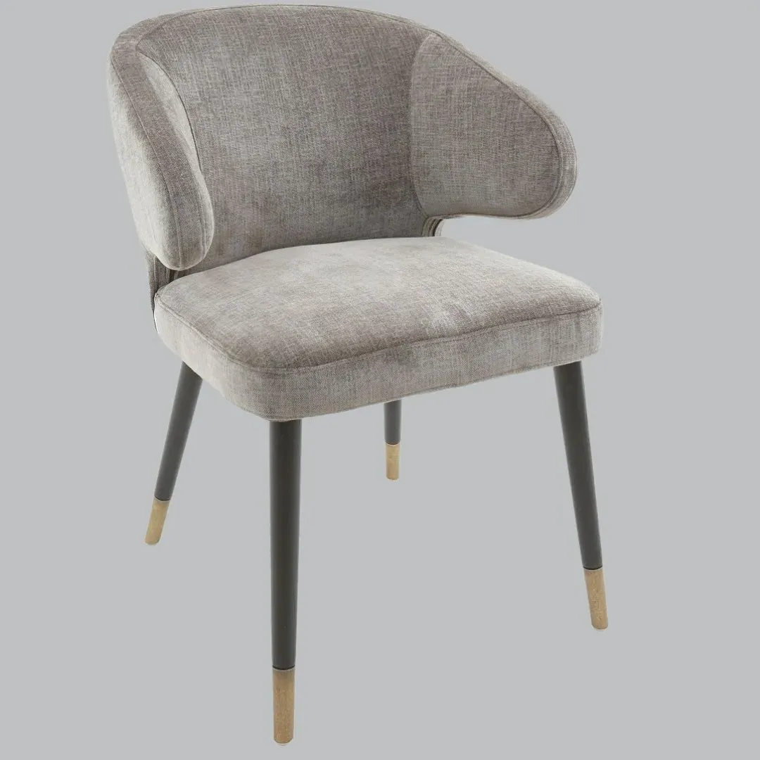Dining Chair - Grey, Chenille image
