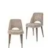 Dining Chair Set of 2 - Beige