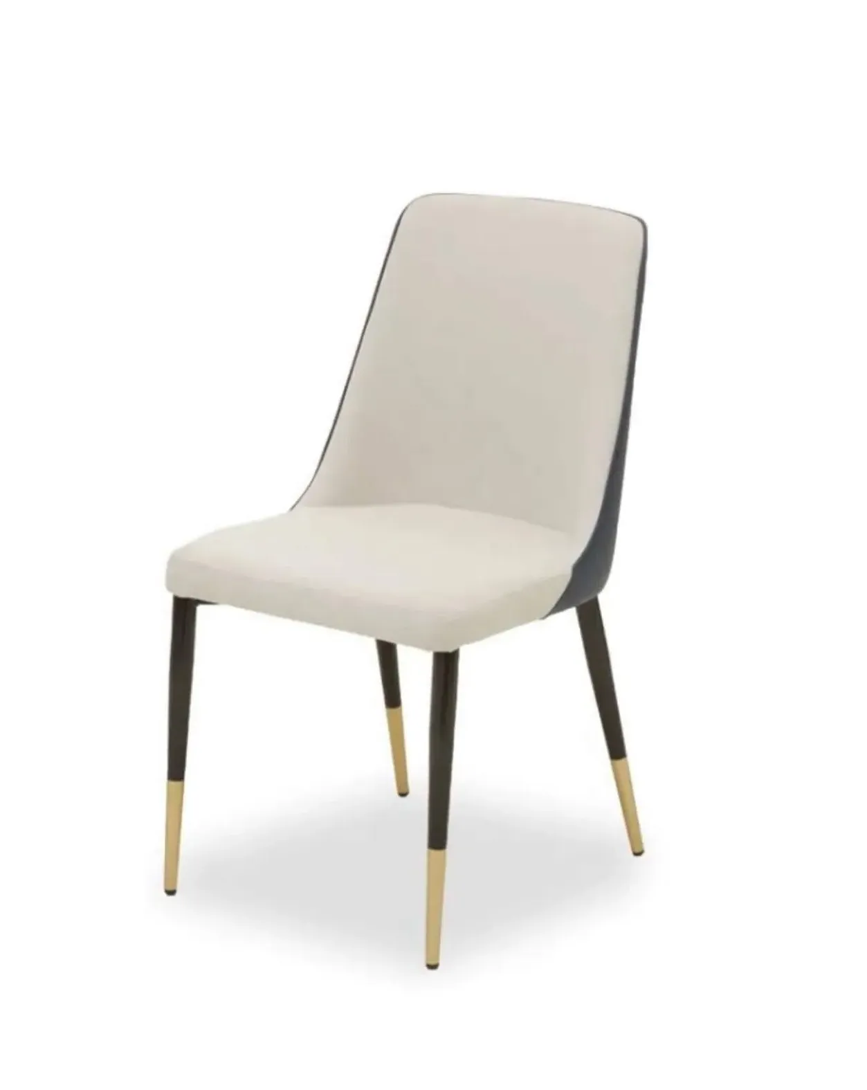 Dining Chair - White, Blue Leather image