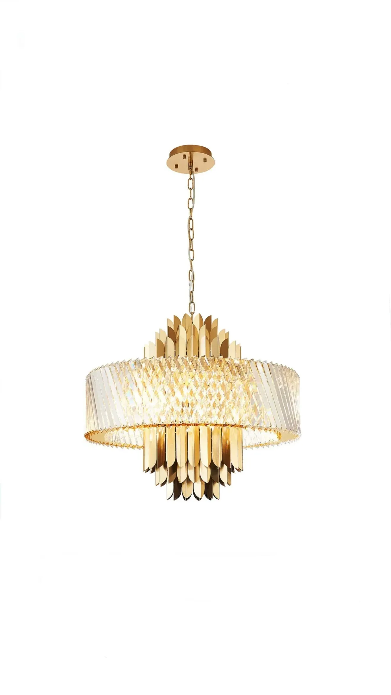 Elaris Chandelier - Brass product