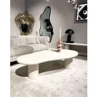 Elsa Coffee Table - Light Plaster