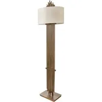 Floor Lamp with Adjustable Arm - Dark Antique Brass alternate view