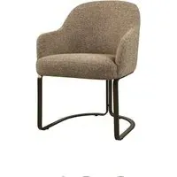 Henley Dining Chair - Brown, Tweed alternate view