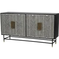 Imperial Luxe Sideboard - Black, Bone Inlay alternate view