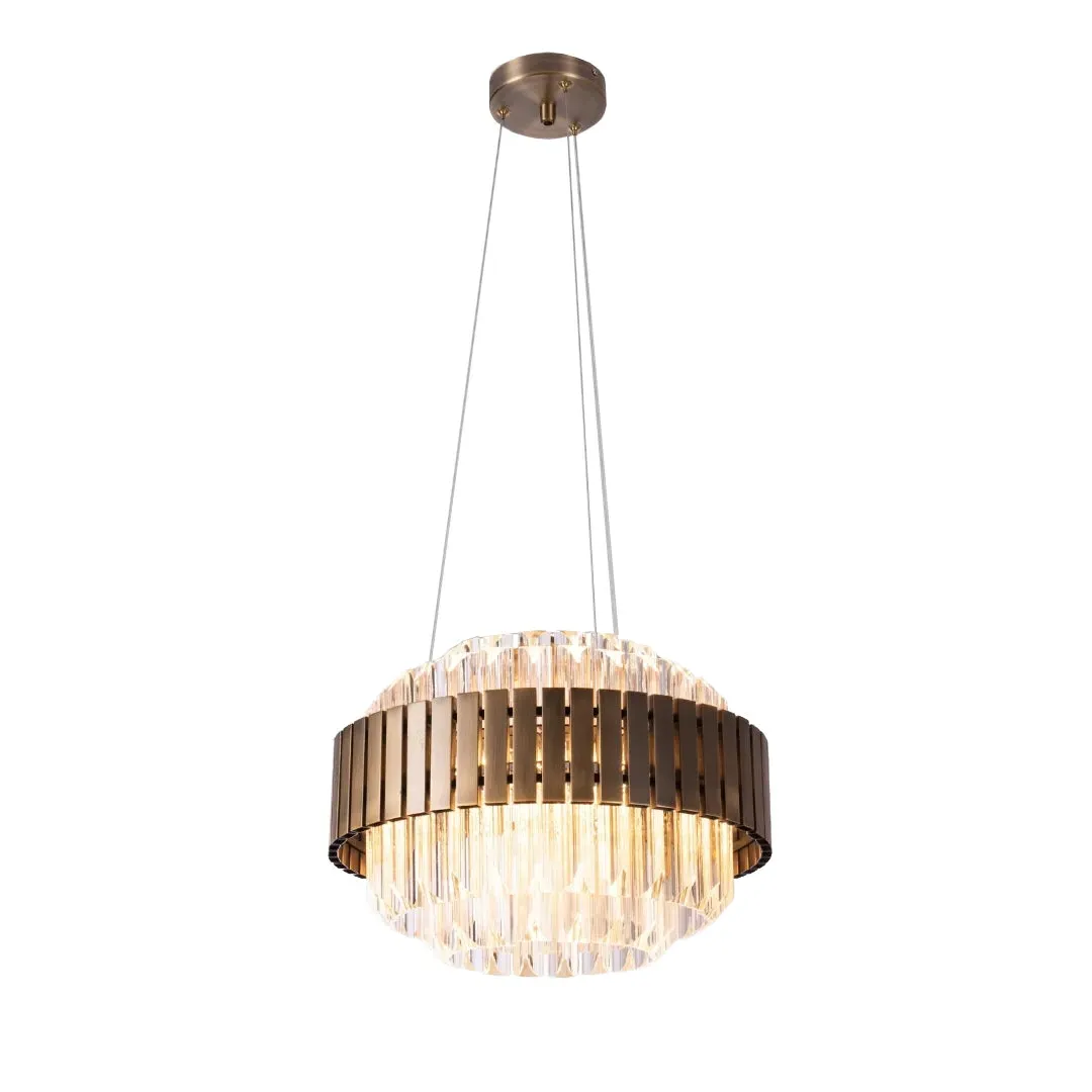 Julia Chandelier - Brass, Metal and Glass product