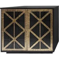 Kensington 2-Door Sideboard - Black, Mango Wood alternate view