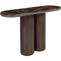 Kensington Console Table - Ceramic Top, Chocolate Brown alternate view