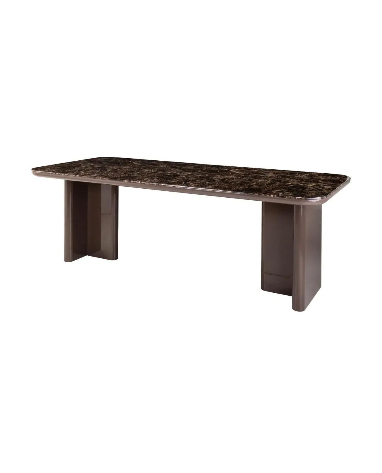 Kensington Dining Table - Ceramic Top, Chocolate Brown Base product