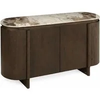 Landal 2 Door Sideboard - Brown, Ceramic alternate view