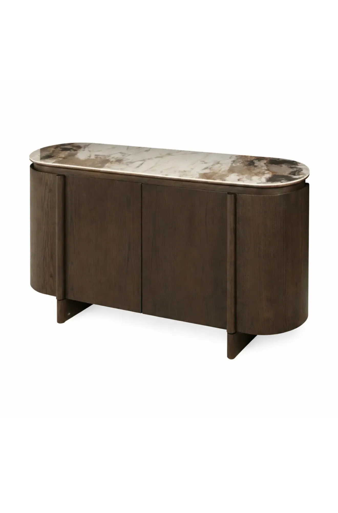 Landal 2 Door Sideboard - Brown, Ceramic product