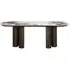 Landal Dining Table - Brown, Ceramic