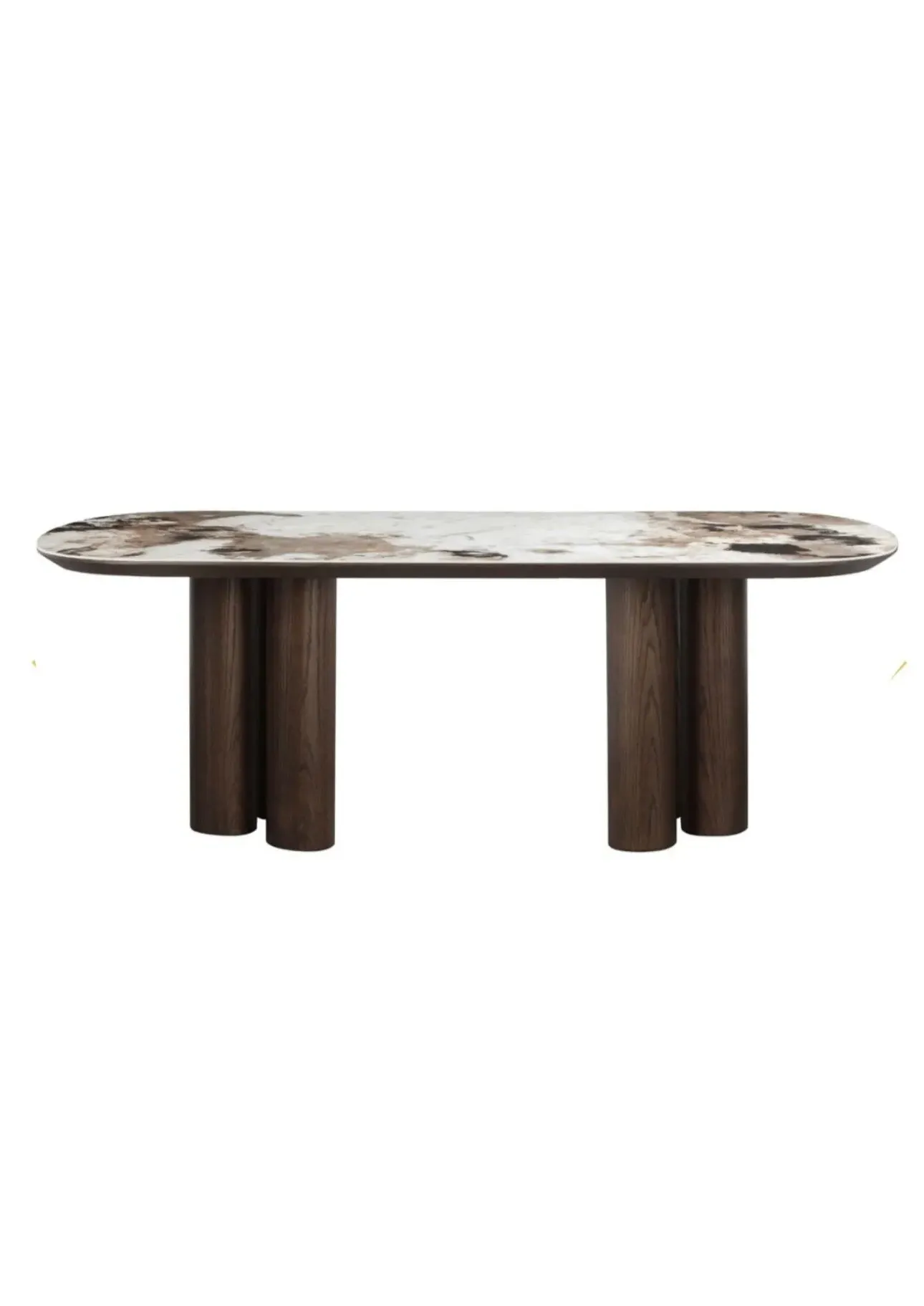Landal Dining Table - Brown, Ceramic image