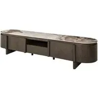 Landal Media Unit - Brown Wood, Ceramic