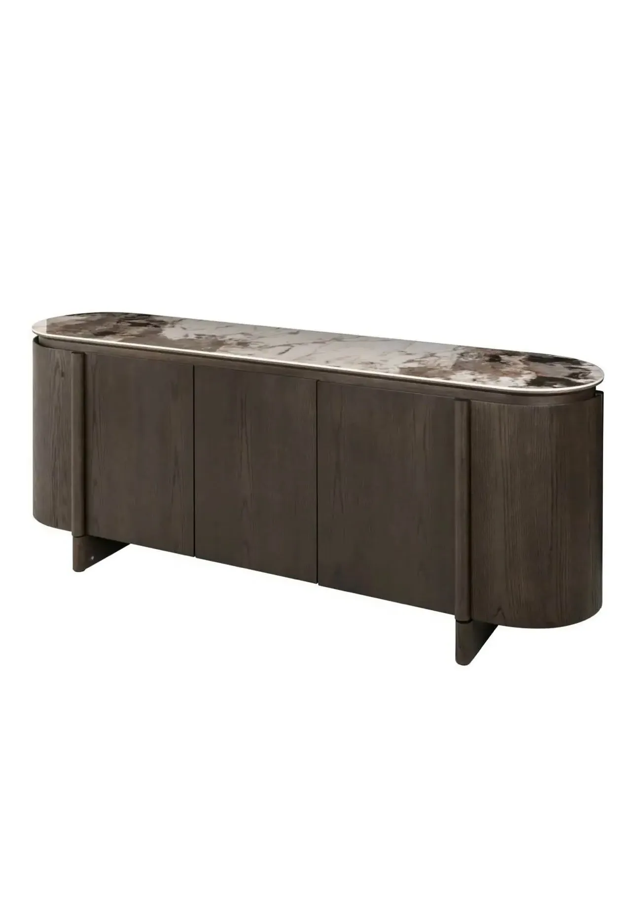 Landal Sideboard - Brown Wood, Ceramic image