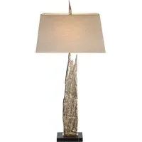 Lena Table Lamp - Gold, Metal, Marble and Fabric alternate view