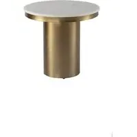Liang & Emil Camden Side Table - White Marble, Brushed Brass alternate view