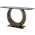 Luna Console Table - Black, Marble