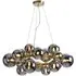 Lunar Ceiling Light - Satin Gold, Chrome