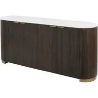 Lusso Sideboard - White, Marble