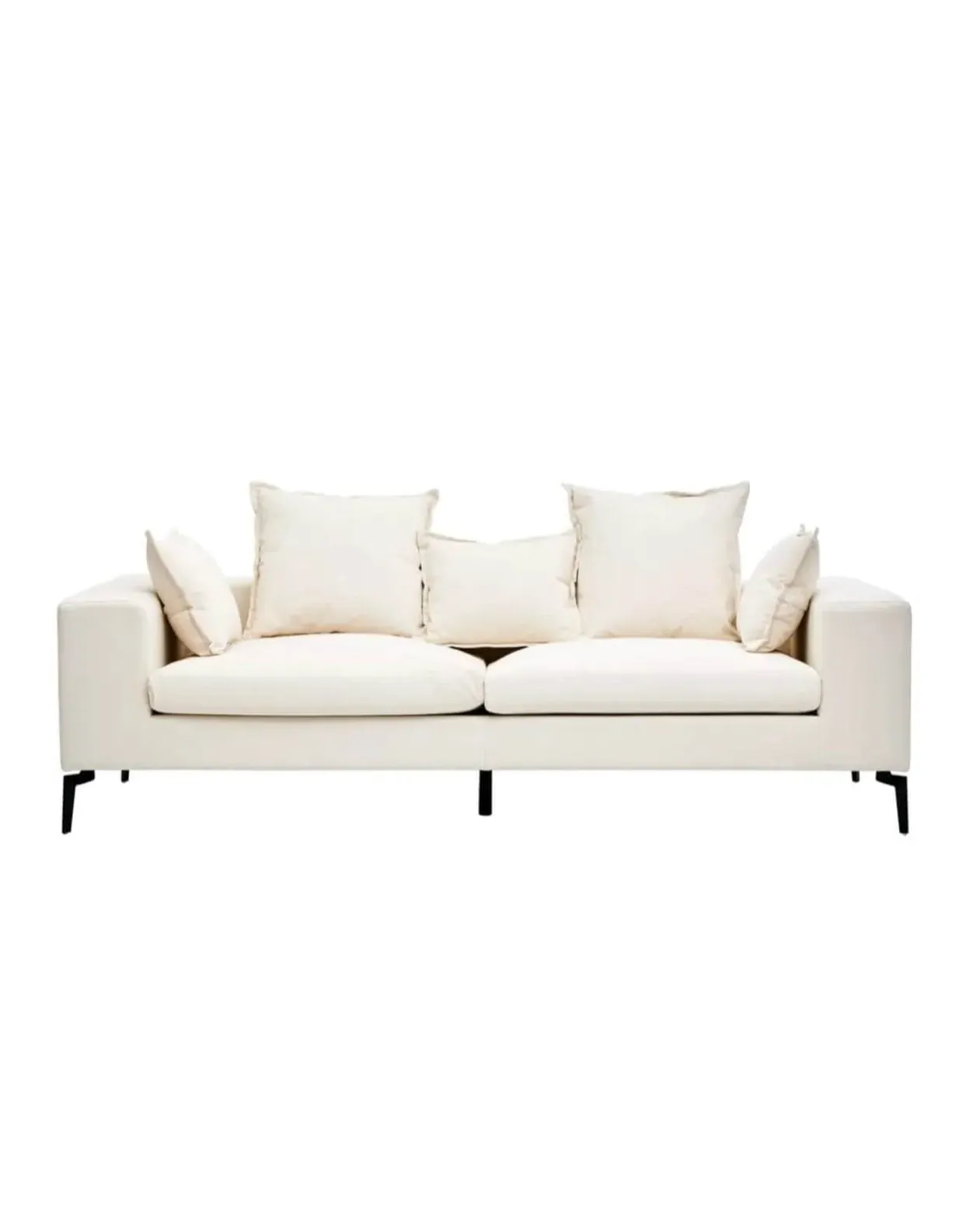 Luxe 2-Seater Sofa - Cream image